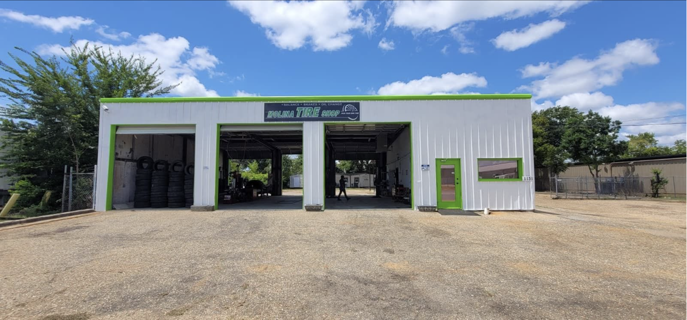 Molina Tire Shop building in Montgomery, Alabama
